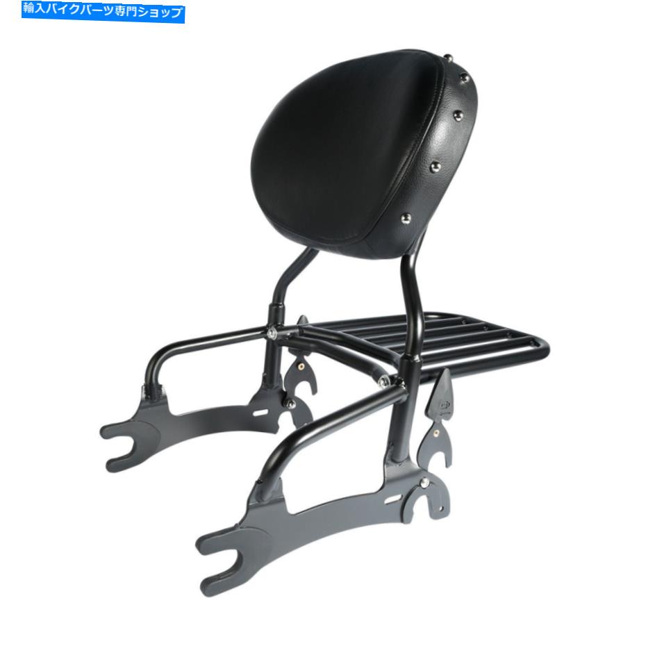 シーシーバー バックレスト・シシーバーw /荷物ラックフィットインドチーフクラシック2014-2018 17 Backrest Sissy Bar W/ Pad Luggage Rack Fit For Indian Chief Classic 2014-2018 17