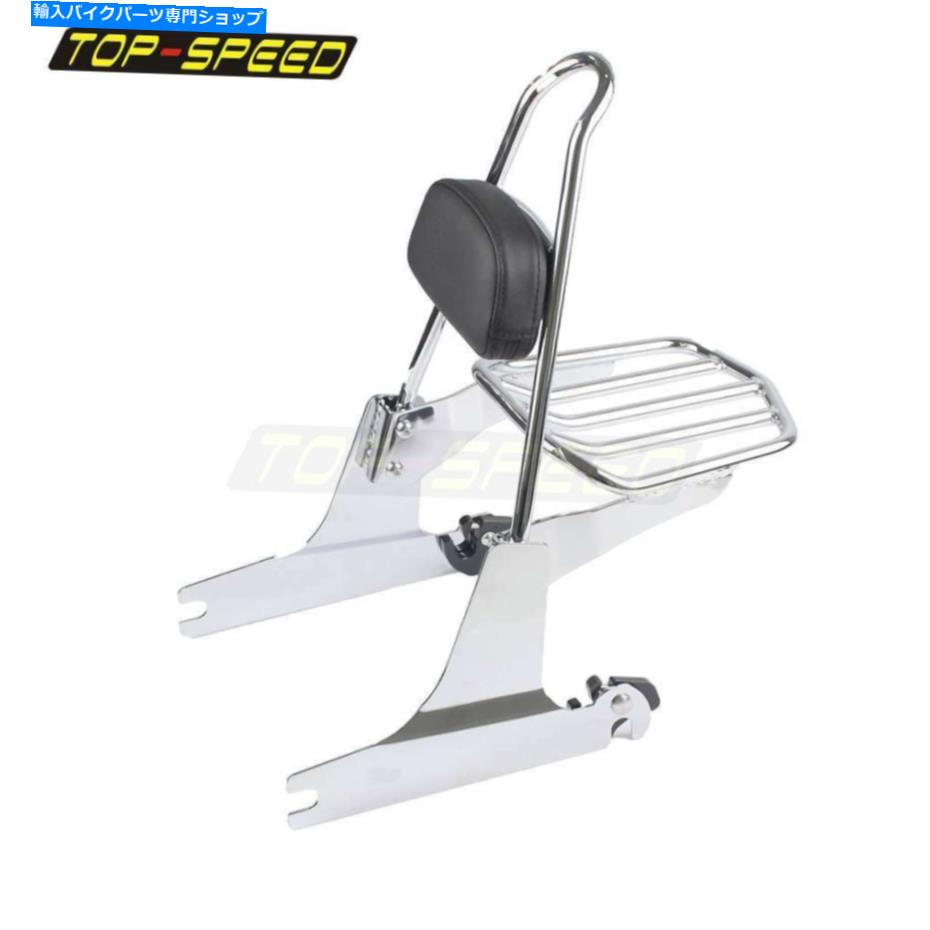 Chrome Backrest Sissy Bar + Luggage Rack For Harley 00-05 Softail Standard FXSTカテゴリシーシーバー状態新品メーカー車種発送詳細全国一律 送料無料（※北海道、沖縄、離島は省く）商品詳細輸入商品の為、英語表記となります。Condition: NewBrand: TopspeedmotoBar Color: ChromePlacement on Vehicle: RearPad Color: BlackManufacturer Part Number: SCR-574-CHFitment: Harley-Davidson Softail Models 2000-2005Type: Sissybar BackrestUPC: 699984550139Features: Detachable, With BackrestEAN: 699984550139Country/Region of Manufacture: ChinaISBN: 699984550139Bar Material: SteelMaterial: Steel & LeatherLuggage Rack Material: SteelWarranty: YesPad Material: Comfortable Leather 条件：新品ブランド：TopSpeedMotoバーカラー：クロム車両の配置：リアパッドカラー：ブラック製造者部品番号：SCR-574-CH.フィットメント：ハーレー - ダビッドソンソフトモデル2000-2005タイプ：SissyBar BackrestUPC：699984550139特徴：取り外し可能な、背もたれを持つEAN：699984550139国/製造地域：中国ISBN：699984550139バー素材：スチール材質：スチール＆レザーラゲッジラック材料：スチール保証：はいパッド材：快適な革《ご注文前にご確認ください》■海外輸入品の為、NC・NRでお願い致します。■取り付け説明書は基本的に付属しておりません。お取付に関しましては専門の業者様とご相談お願いいたします。■通常2〜4週間でのお届けを予定をしておりますが、天候、通関、国際事情により輸送便の遅延が発生する可能性や、仕入・輸送費高騰や通関診査追加等による価格のご相談の可能性もございますことご了承いただいております。■海外メーカーの注文状況次第では在庫切れの場合もございます。その場合は弊社都合にてキャンセルとなります。■配送遅延、商品違い等によってお客様に追加料金が発生した場合や取付け時に必要な加工費や追加部品等の、商品代金以外の弊社へのご請求には一切応じかねます。■弊社は海外パーツの輸入販売業のため、製品のお取り付けや加工についてのサポートは行っておりません。専門店様と解決をお願いしております。■大型商品に関しましては、配送会社の規定により個人宅への配送が困難な場合がございます。その場合は、会社や倉庫、最寄りの営業所での受け取りをお願いする場合がございます。■輸入消費税が追加課税される場合もございます。その場合はお客様側で輸入業者へ輸入消費税のお支払いのご負担をお願いする場合がございます。■商品説明文中に英語にて”保証”関する記載があっても適応はされませんのでご了承ください。■海外倉庫から到着した製品を、再度国内で検品を行い、日本郵便または佐川急便にて発送となります。■初期不良の場合は商品到着後7日以内にご連絡下さいませ。■輸入商品のためイメージ違いやご注文間違い当のお客様都合ご返品はお断りをさせていただいておりますが、弊社条件を満たしている場合はご購入金額の30％の手数料を頂いた場合に限りご返品をお受けできる場合もございます。(ご注文と同時に商品のお取り寄せが開始するため)（30％の内訳は、海外返送費用・関税・消費全負担分となります）■USパーツの輸入代行も行っておりますので、ショップに掲載されていない商品でもお探しする事が可能です。お気軽にお問い合わせ下さいませ。[輸入お取り寄せ品においてのご返品制度・保証制度等、弊社販売条件ページに詳細の記載がございますのでご覧くださいませ]&nbsp;