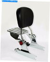 シーシーバー 調節可能な取り外し可能な背もたれのSissy Bar W /荷物ラックのためのハーレーデラックス06-17 Adjustable Detachable Backrest Sissy Bar W/ Luggage Rack for Harley DELUXE 06-17