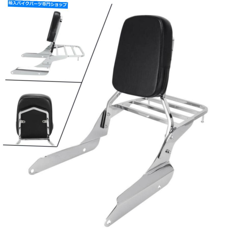 シーシーバー 背もたれのSissy Bar +荷物ラックフィット用ホンダシャドウVLX 600 1998-2007 06 05 Backrest Sissy Bar + Luggage Rack Fit For Honda Shadow VLX 600 1998-2007 06 05