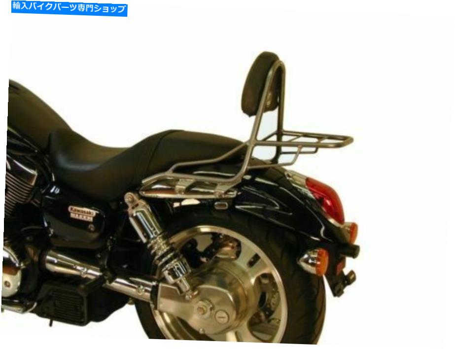 シーシーバー ホンダVTX1800リアラック付きシッシバー - HEPCO＆BECKER（2001-2006）によるクロム Honda VTX1800 Sissybar with Rear Rack - Chrome BY HEPCO & BECKER (2001-2006)