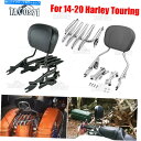 シーシーバー 背もたれのSissy Barステルス荷物ラックハードキットのハーリーツーリング14-2020 Backrest Sissy Bar Stealth Luggage Rack Hardware Kit For Harley Touring 14-2020