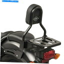 シーシーバー 鈴木侵入者VL 800 Volusia 01-04荷物ラックブラック付きSISSY BAR CL3 Sissy bar CL3 for Suzuki Intruder VL 800 Volusia 01-04 with luggage rack black(2)