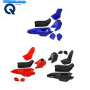 タンク ヤマハPw50 Py50ブルーレッドブラック用プラスチックフェンダーボディシートガスタンクキット Plastic Fender Body Seat Ga...