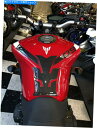 タンク パッドが付いている実際の炭素繊維タンクの保護具パッドステッカーヤマハMT09 FZ09 Real Carbon Fiber Tank Protector...