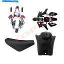 タンク プラスチックフェンダー燃料タンクシートステッカーキットCRF50 SDG SSR BAJA 70CC 125CCピットバイク Plastic Fender Fuel Tank Seat Sticker Kit CRF50 SDG SSR Baja 70cc 125cc Pit Bike