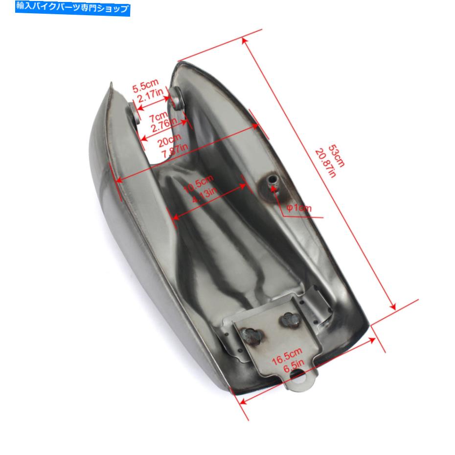 タンク ヤマハXS650ユニバーサルのためのホンダのためのカフェレーサー9L 2.4ギャルガス燃料タンクビンテージ Cafe Racer 9L 2.4 Gal Gas Fuel Tank Vintage for Honda FOR Yamaha XS650 Universal