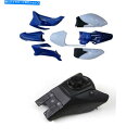 タンク ヤマハTTR110 TTR 110プラスチックフェンダーキットピット汚れ自転車用青いガス燃料タンク YAMAHA TTR110 TTR 110 PLASTICS FENDER KIT BLUE Gas FUEL TANK FOR PIT DIRT BIKE