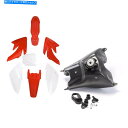 タンク レッドプラスチックキット+燃料タンクCRF70ダートバイクTaotao 125cc Atomik 140ccビッグフット Red Plastics Kit + Fuel Tank CRF70 Dirt Bike Taotao 125cc Atomik 140cc Bigfoot
