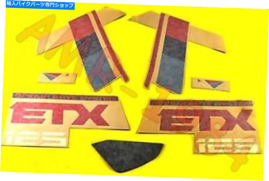  ꡼ǥ륹ƥå󥯥Aprilia ETX 125 THE 1986 AP8111475 Series Decals Stickers Tank Air Scoops APRILIA Etx 125 The 1986 AP8111475