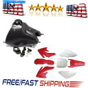 タンク ホンダCRF70 Baja Dirt Pit Bike US用フェンダープラスチック+ペッコック燃料タンク Fender Plastic + Petcock Fuel Tank for HONDA CRF70 Baja Dirt Pit Bike US
