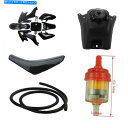 タンク CRF50 XR50 SSR 125ホンダピットバイクのための黒いプラスチックのフェンダーキットの燃料タンク Black Plastics Fender Kit Seat Fuel Tank for CRF50 XR50 SSR 125 Honda Pit Bike