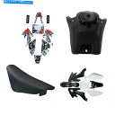 タンク プラスチックフェンダーデカールキットシート燃料タンク用XR50 CRF50 70 110 125CC Dirt Bike Plastic Fenders Decals Kit Seat Fuel Tank For XR50 CRF50 70 110 125cc Dirt Bike