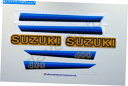 タンク スズキPE400T 1980プラスチックタンクステッカーキットエンドゥーロ SUZUKI PE400T 1980 Plastic Tank Sticke...