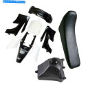 タンク Apollo Orion Dirt Bike 110-150CC 200CC用ブラックプラスチックフェンデシート燃料タンク Black Plastic Fende Seat Fuel Tank for Apollo Orion Dirt Bike 110-150cc 200cc