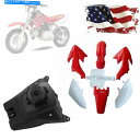 タンク プラスチックフェアフェンダーキット+燃料タンクフィットホンダCRF50 XR50 SSR SDGピットバイクアトミック Plastic Fair Fender kit + Fuel Tank fit Honda CRF50 XR50 SSR SDG Pit Bike Atomik