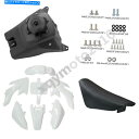 タンク ホンダSSR CRF50 110 125CCピットバイクホワイトのための完全なプラスチックキットシート燃料タンク Complete Plastic kit Seat Fuel Tank For Honda SSR CRF50 110 125cc Pit Bike White