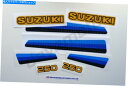 タンク スズキPE250Z 1982プラスチックタンクステッカーキットエンドゥーロ SUZUKI PE250Z 1982 Plastic Tank Sticke...