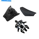タンク XR50 CRF50 125 SSR 110CC 140CCトレイルのための黒いプラスチックフェンダーキットのシート燃料タンク Black Plastic Fender kit Seat Fuel Tank for XR50 CRF50 125 SSR 110cc 140cc Trail