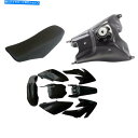 タンク ホンダCRF70ピットバイク140cc 200CC 150用ブラックプラスチックフェンダー+燃料タンク+シート Black Plastic Fender + Fuel Tank + Seat for Honda CRF70 PIT bike 140cc 200cc 150