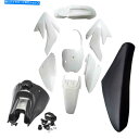 タンク CRF70 CRFプラスチックフェンダー+燃料タンクシートホンダ汚れバイクチュプティ White For CRF70 CRF PLASTICS Fender + Fuel Tank SEAT Honda DIRT BIKE Thumpsta