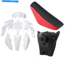 タンク ホワイトプラスチックフェンダーキット+燃料タンク+シートCRF50 110cc 125ccピットダートバイクSSR White Plastics Fender Kit + Fuel Tank + Seat CRF50 110cc 125cc Pit Dirt Bike SSR