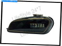 タンク ヤマハRX100 RX125ブラックガソリン燃料ガスタンク&タップ Yamaha RX100 RX125 Black Petrol Fuel Gas T...