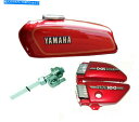タンク サイドパネル蓋キャップタップ付きヤマハRX100 RX125レッドガソリン燃料タンクに適した Fit For Yamaha Rx100 Rx125 Re...