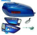 タンク ヤマハRX100 RX125ガソリン燃料タンク+サイドパネルリッドキャップタップ Yamaha Rx100 Rx125 Petrol Fuel Tank...