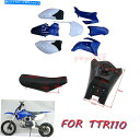 タンク ヤマハTTR110プラスチックフェンダーキットシートガス燃料タンクW / CAP TTR 110 Dirtbike For Yamaha TTR110 Plastics Fender Kit Seat Gas Fuel Tank w/ Cap TTR 110 Dirtbike