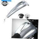 タンク バラクーダシルバー(光沢)ロープロファイルタンクダッシュコンソール08-20ハーリーツーリング Barracuda Silver(Glossy) Low-profile Tank Dash Console for 08-20 Harley Touring