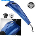 タンク 08+ハーレーのためのAdvanblack Blue Maxの低プロファイルタンクダッシュコンソール燃料ガスキャップ Advanblack Blue Max Low-Profile Tank Dash Console Fuel Gas Cap for 08+ Harley