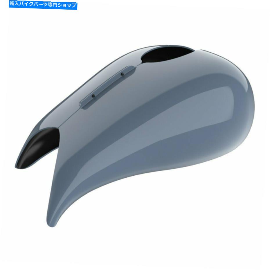  󥷥åץ졼ȥå󥯥Сեåȥϡ졼08-2020ȥ꡼ȥ쥯ȥɥ饤 Gunship Gray Stretched Tank Cover fit Harley 08-2020 Street Electra Road Glide