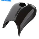 タンク 黒人カイエンストレッチタンクカバーフィット08+ハーレーツーリングストリートロードグライド Blackened Cayenne Stretched Tank Cover Fits 08+ Harley Touring Street Road Glide