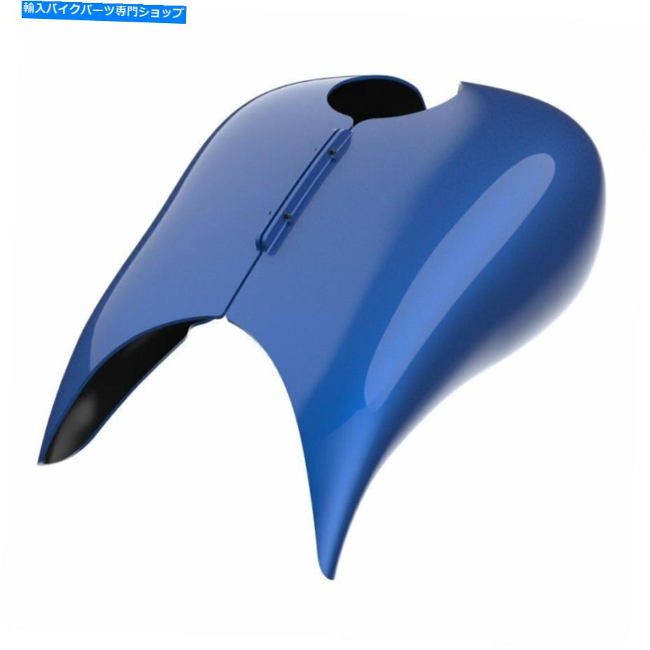 タンク スーペリアブルーストレッチタンクカバーフィット08+ハーレーツーリングストリートロードグライド Superior Blue Stretched Tank Cover Fits 08+ Harley Touring Street Road Glide