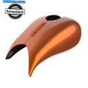 タンク 08-20ハーレーストリートロードグライドのためのAdvanBlack琥珀色のウイスキー延伸タンクカバー Advanblack Amber Whiskey Stretched Tank Cover For 08-20 Harley Street Road Glide