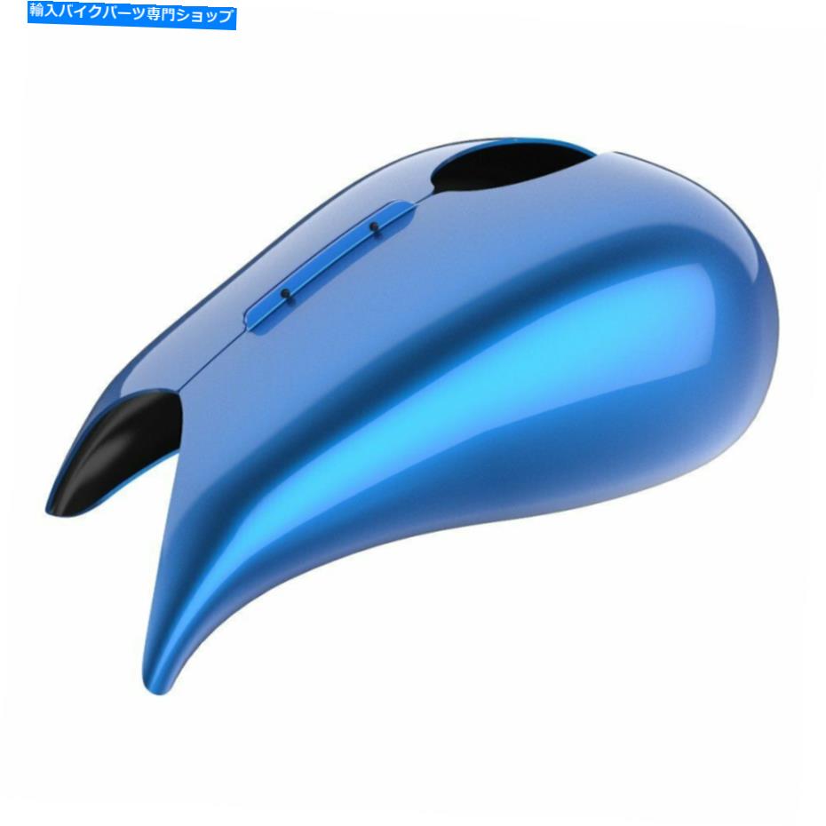 タンク ハーレー08-2020ストリートグライド＆ロードグライドのための電気ブルーストレッチタンクカバー Electric Blue Stretched Tank Cover for Harley 08-2020 Street Glide & Road Glide