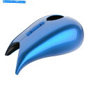 タンク ハーレー08-2020ストリートグライド＆ロードグライドのための電気ブルーストレッチタンクカバー Electric Blue Stretched Tank Cover for Harley 08-2020 Street Glide & Road Glide