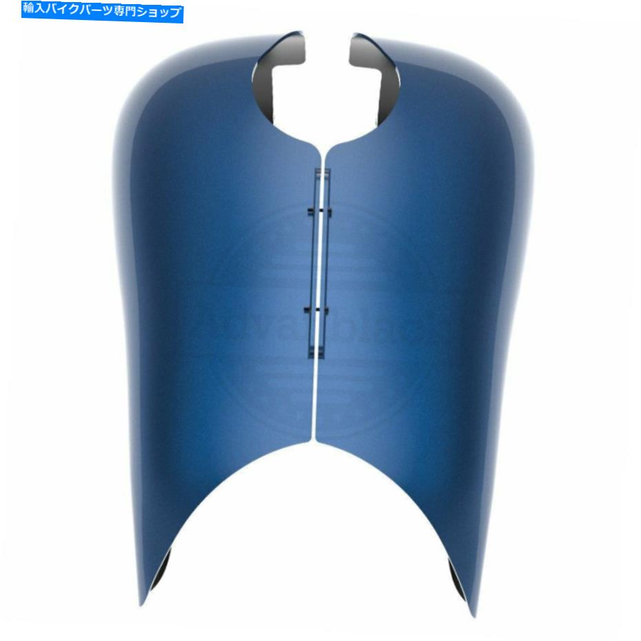 タンク ダークブルーストレッチタンクカバーフィットハーレー2008-2020ストリートエレクトラロードツーリング Dark Blue Stretched Tank Cover fit Harley 2008-2020 Street Electra Road Touring