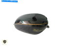 タンク ベロセット毒黒塗装スチール製のガソリンタンク VELOCETTE VENOM BLACK PAINTED STEEL PETROL TANK Fit For