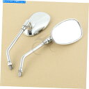 クロームパーツ 10mm 10mmクロームユニバーサルオートバイバイクサイクルリアサイドビューミラー Pair of 10MM 10mm Chrome Universal Motorcycle Bike Cycle Rear Side View Mirrors