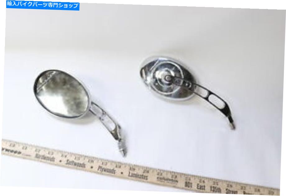 ѡ ४ȥХߥ顼5-1 / 2 - IN X 3-1 / 2 - å Chrome Motorcycle Mirror 5-1/2-In x 3-1/2-In - Set