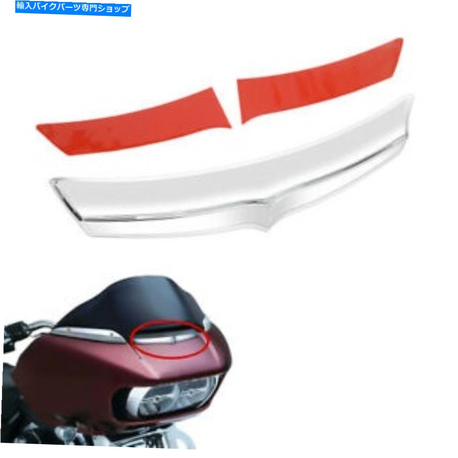 ѡ ⡼ABSե󥰥٥ȥȥȥȥ९Υϡ졼ɥ饤Fltrx 15 17 17 Motor ABS Fairing Vent Accent Trim Chrome For Harley Road Glide FLTRX 15 16 17