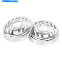 クロームパーツ Harley Softail Springer EFI FXSTSI用クロームターン信号ライトレンズマスクカバー Chrome Turn Signal Light Lens Mask Cover For Harley Softail Springer EFI FXSTSI