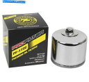 クロームパーツ プロフィルター交換用オイルフィルタークローム#PF-172C Pro Filter Replacement Oil Filter Chrome #PF-172C