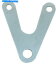 ѡ ϡɥɥ饤21-6801 Yץ֥饱åȡ HardDrive 21-6801 Y Type Bracket for Mini Gauges, Chrome