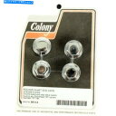 クロームパーツ コロニークロームメッキロッカーシャフトエンドキャップ - 8614-4 Colony Chrome Plated Rocker Shaft En...