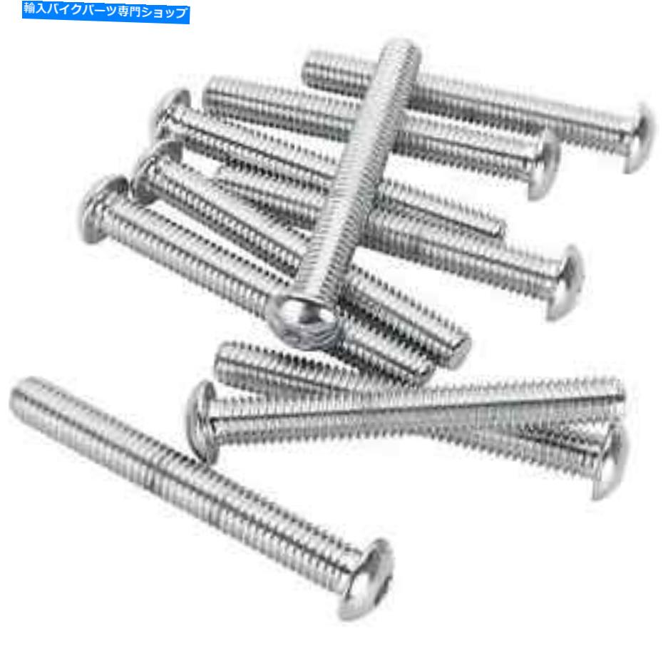 クロームパーツ コロニー＃BHC-858 3 / 8-16 x 3長さChromeボタンヘッドアレンボルト10パック Colony #BHC-858 3/8-16 x 3 length Chrome Button Head Allen Bolt 10 pack USA made