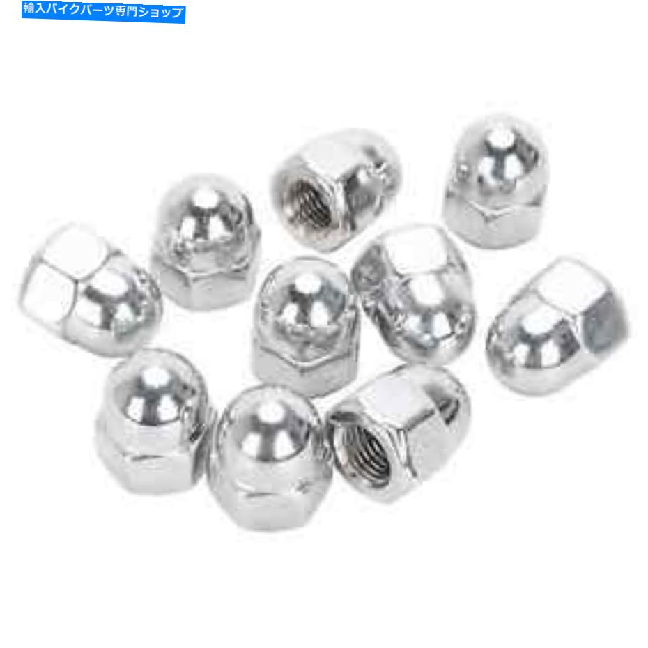 クロームパーツ コロニー＃AN-106 7 / 16-20クロムドングリナッツ10パック Colony #AN-106 7/16-20 Chrome Acorn Nut 10 pack USA made