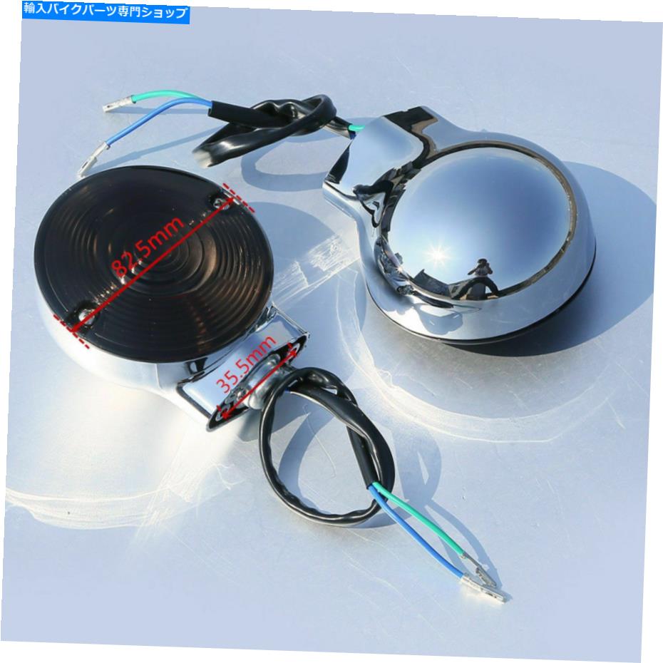 クロームパーツ Harley Touring Electra Road Glide 01-17のクロムスモークフラットターン信号ライト Chrome Smoke Flat Turn Signal Light For Harley Touring Electra Road Glide 01-17